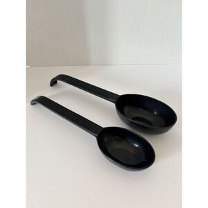 Weight Watchers Measuring Ladle Spoon 1/2 & 1 Cup Portion Control Blk Long Handl